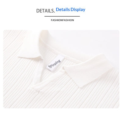 Camisa Casual Slim Fit Cuello Solapa Manga Corta Hombre - Image 20