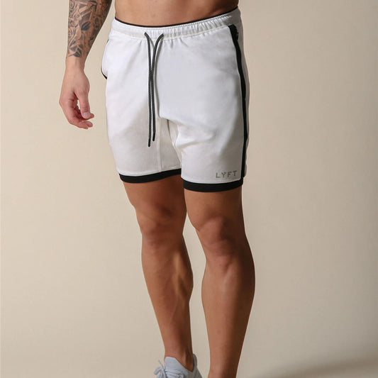 Pantalones Cortos Deportivos de Secado Rápido para Hombre - Entrenamiento y Fitness