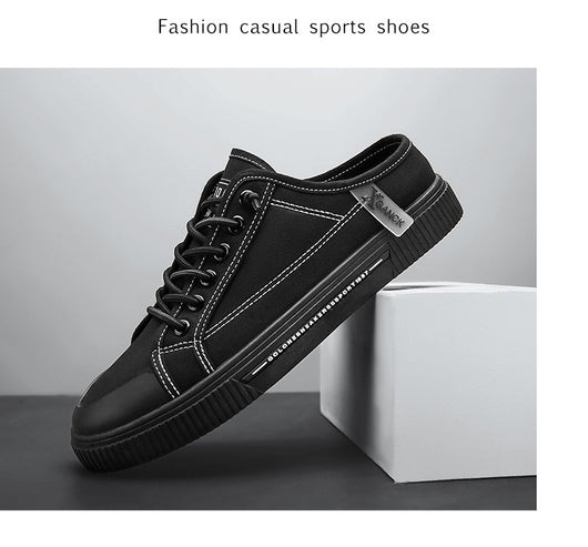 Tenis Casuales Versátiles para Hombre sin Talón de Lona - Image 17
