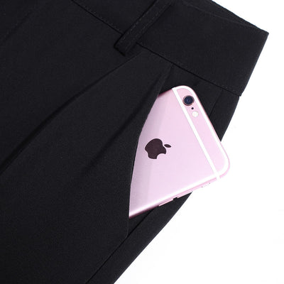 Pantalón de Vestir Ancho Talla Grande para Mujer - Estilo Casual Elegante - Image 5