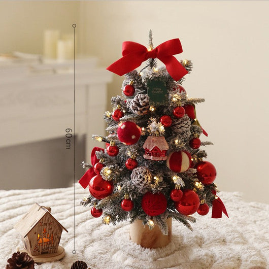 Árbol de Navidad Decorativo con Luces LED para Escritorio y Habitación - Image 11