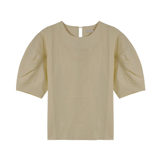 Sudadera Minimalista Cuello Redondo Manga Cinco Puntos - Image 2