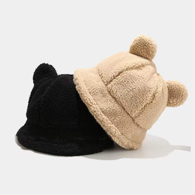Gorra Cálida de Lana de Cordero Gruesa para Clima Frío - Image 6