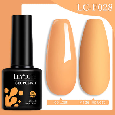 Set de Pegamento para Uñas con Brillo de Color Sólido - Image 63