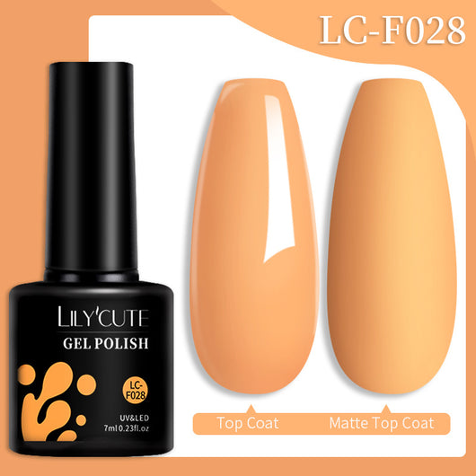 Set de Pegamento para Uñas con Brillo de Color Sólido - Image 63