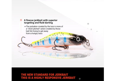 Señuelo Magnético Long Shot 80mm 8.5g para Pesca en Agua Dulce - Image 27