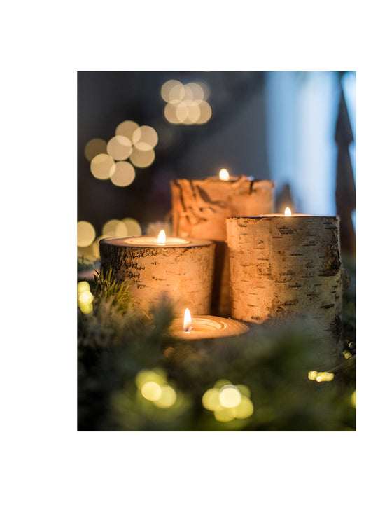 Portavelas de Madera de Abedul Natural - Decoración Elegante para el Hogar - Image 11