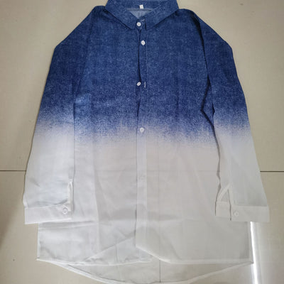 Camisa Degradado Semitransparente para Hombre - Image 8