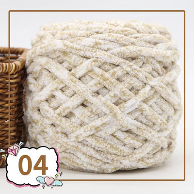 Lana para Tejer Colorida Ice Line - Hilo Grueso Suave para Bufandas Artesanales DIY - Image 45