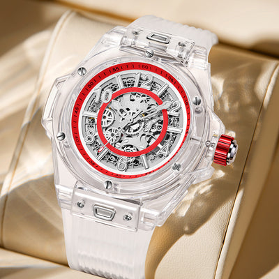 Reloj Automático Mecánico para Hombre Resistente al Agua con Esfera Transparente - Image 3