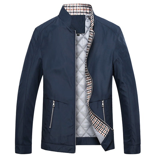 Chaqueta Business Casual de Cuello Alto Abrigo Grueso Invierno - Image 3