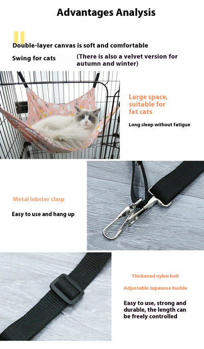 Hamaca Colgante para Gatos con Forro Térmico - Image 16