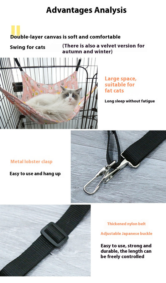 Hamaca Colgante para Gatos con Forro Térmico - Image 16