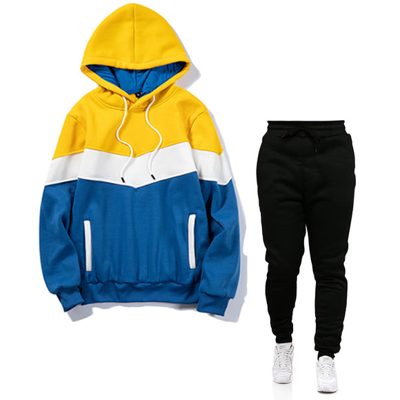 Conjunto Deportivo Holgado para Hombre con Capucha - Sudadera y Pantalón Otoño