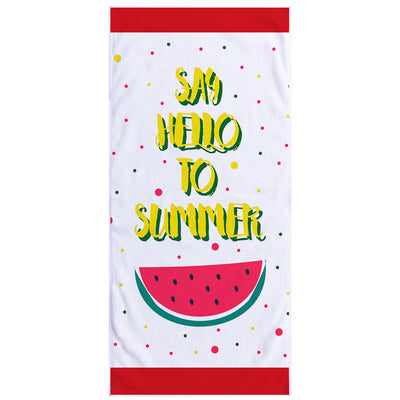 Toalla de Playa Rectangular con Estampado de Frutas en Impresión Digital - Image 3