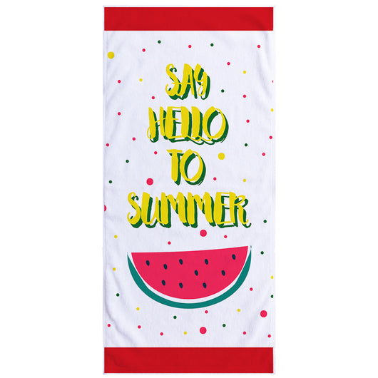 Toalla de Playa Rectangular con Estampado de Frutas en Impresión Digital - Image 3