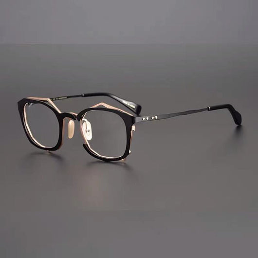 Lentes de Marco Irregular Artesanal con Opción de Graduación - Image 6