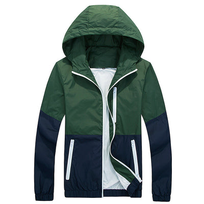 Chamarra Impermeable Unisex Primavera Otoño con Capucha - Image 8