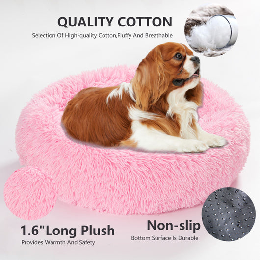 Cama Donut para Perros - Cómoda Felpa Suave Lavable - Image 83