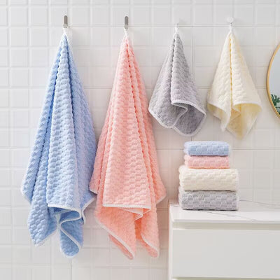 Toalla de Baño Coral Fleece Súper Absorbente y Suave - Image 4