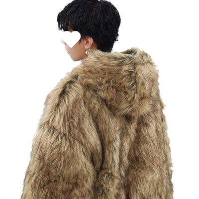 Chaqueta Reversible de Cuero y Piel Forrada en Polar para Hombre - Invierno - Image 5
