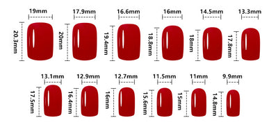 Uñas Postizas Degradado Rosa y Blanco Desmontables - Image 8