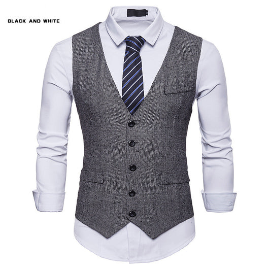 Chaleco de Traje Ejecutivo Clásico para Hombre - Lana Premium Estilo Europeo - Image 7