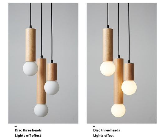 Lámpara Colgante de Madera para Restaurante - Diseño Moderno Minimalista - Image 22