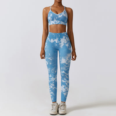 Traje de Yoga Estampado Camuflaje sin Costuras - Image 3