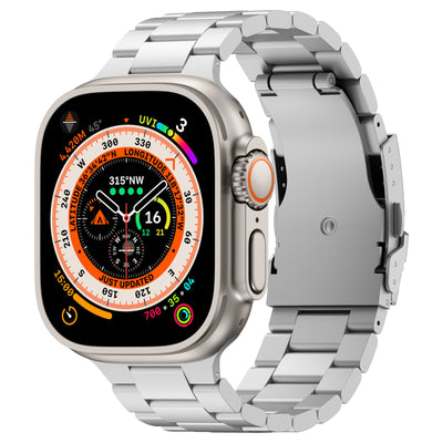 Correa de Titanio Tres Eslabones para Apple Watch S10 - Image 24