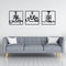 Cuadros Decorativos de Hierro para Pared - Composición Modular Estudio
