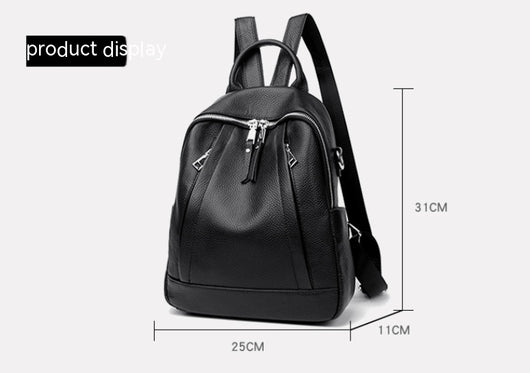 Mochila de Cuero Genuino - Bolsa de Viaje y Trabajo Profesional - Image 7