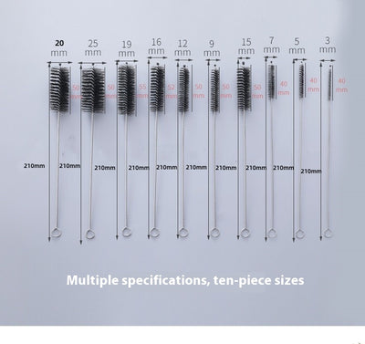 Juego de Cepillos de Limpieza Nylon con Acero Inoxidable - Image 22