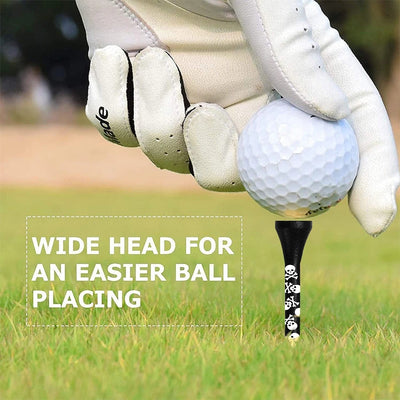 Pasador de Golf con Diseño Calavera Negra