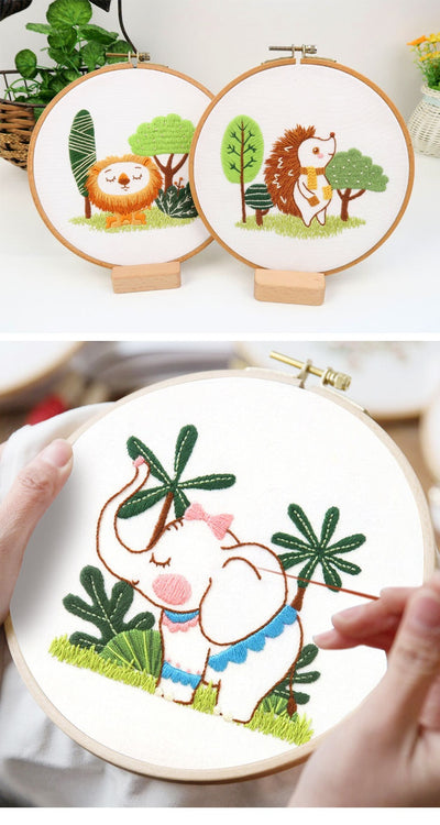 Kit de Bordado Mascotas Adorables con Diseños Animados - Image 12