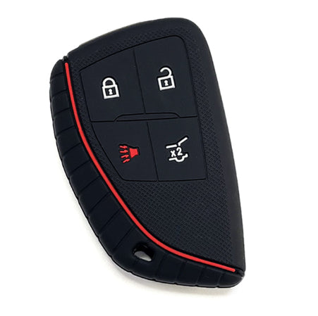 Funda Protectora de Silicona para Llave Chevrolet Tahoe Ivia GW con Patrón de Neumático - Image 6