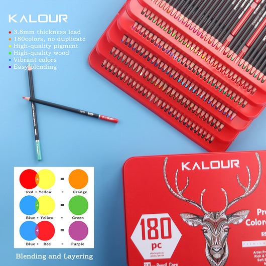 Set de Lápices de Color Acuarelables en Caja de Hierro - Image 6