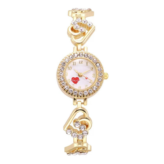 Reloj de Pulsera Dama con Diamante en Forma de Corazón y Esfera Pequeña - Image 4