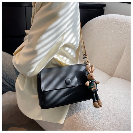 Bolso Bandolera Cuadrado Mini Retro Otoño-Invierno con Correa Ancha - Image 8