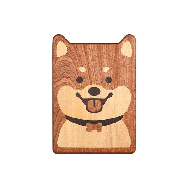 Tabla de Corte Ébano con Diseño Shiba Inu - Image 2