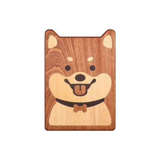 Tabla de Corte Ébano con Diseño Shiba Inu - Image 2