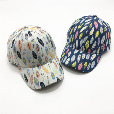 Gorra de Béisbol Estampado Hojas para Mujer - Image 7