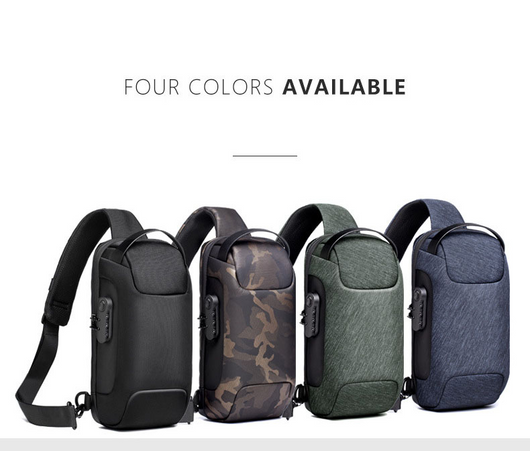 Mochila Crossbody Impermeable Antirrobo para Hombre - Bolsa de Viaje Oxford Multifunción - Image 27