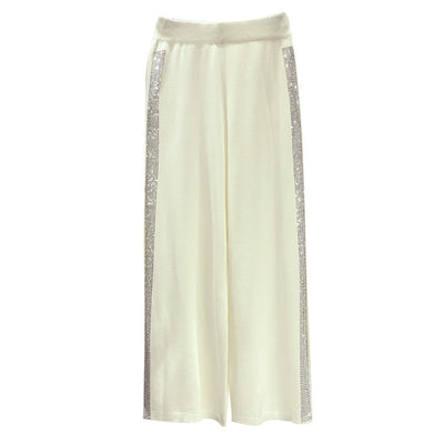 Pantalones Anchos Tejidos con Caída Elegante para Mujer - Image 6