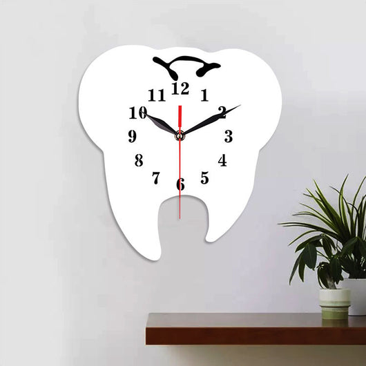 Reloj de Pared Diseño Molar Cuarzo Silencioso para Sala y Oficina - Image 6