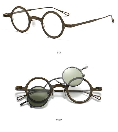 Clip Adaptador de Gafas de Marco Circular Perfecto - Image 12