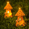 Lámpara Solar Decorativa Árbol Casa de Jardín para Exteriores