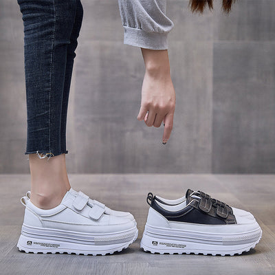 Zapatillas Blancas Plataforma Gruesa para Primavera y Otoño - Image 5