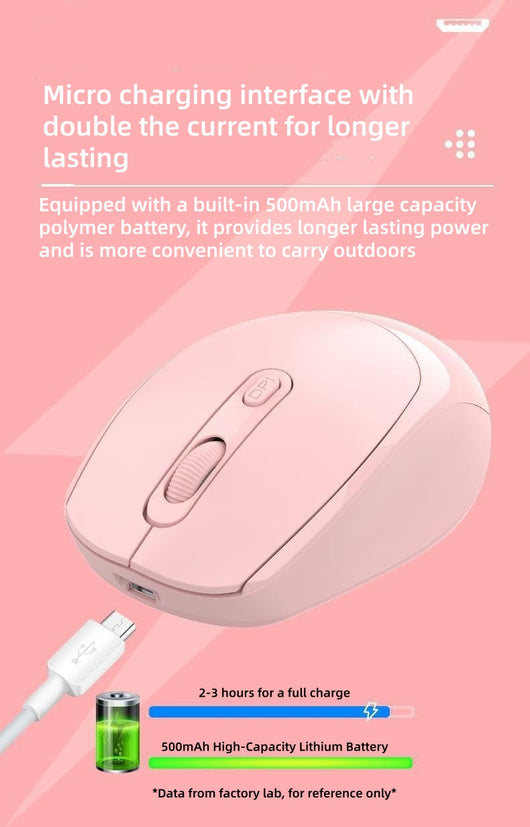 Ratón Inalámbrico Silencioso Recargable con Bluetooth - Image 16