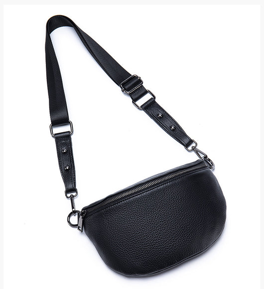 Bolso Mensajero de Cuero Genuino para Mujer - Diseño Minimalista Premium - Image 12
